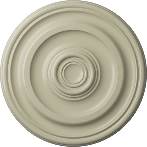 Ekena Millwork Kepler Traditional Ceiling Medallion (For Canopies up to 2 5/8"), 11 7/8"OD x 1 1/4"P, Clear Yellow CM12KPCYF - main